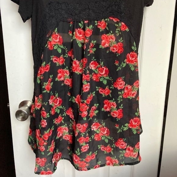 American dream Floral t-shirt top size M - Picture 8 of 8